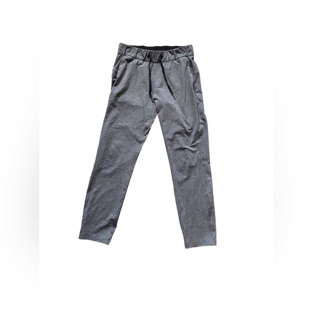 LULULEMON On The Fly 7/8 Pants Women's Grey Drawstring Size: 4